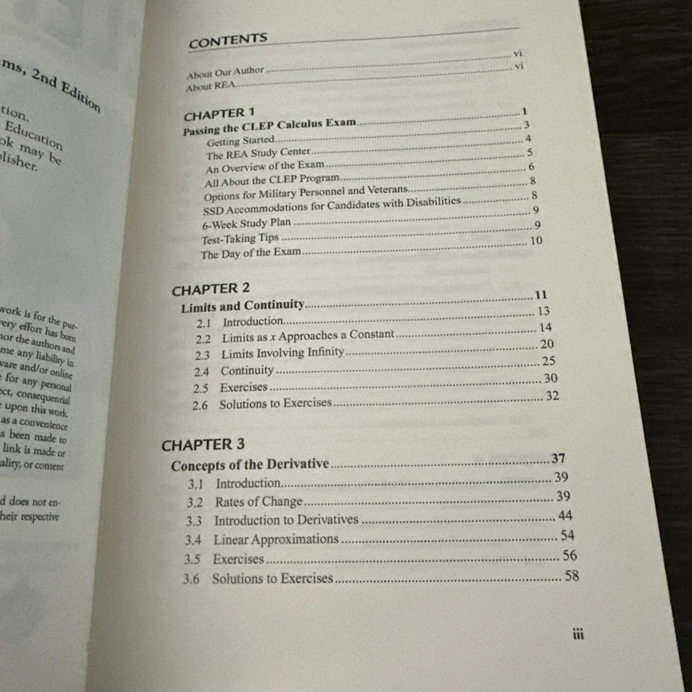 CLEP Calculus Book + Online (CLEP Test Preparation) by Gregory Hill